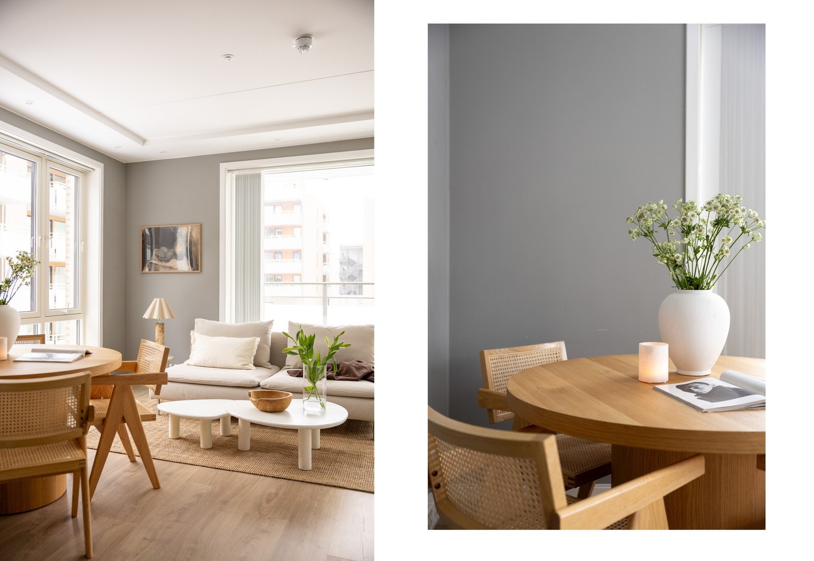 Stuen kan enkelt innredes med både sofa- og spiseseksjon. Galleribilde