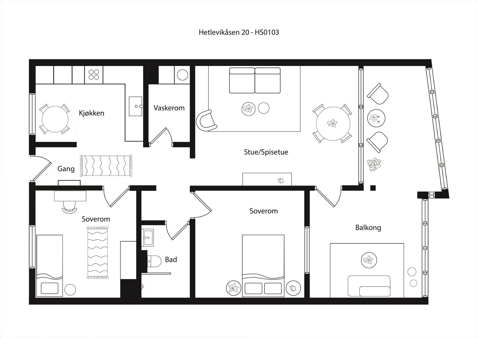 Plantegning Galleribilde