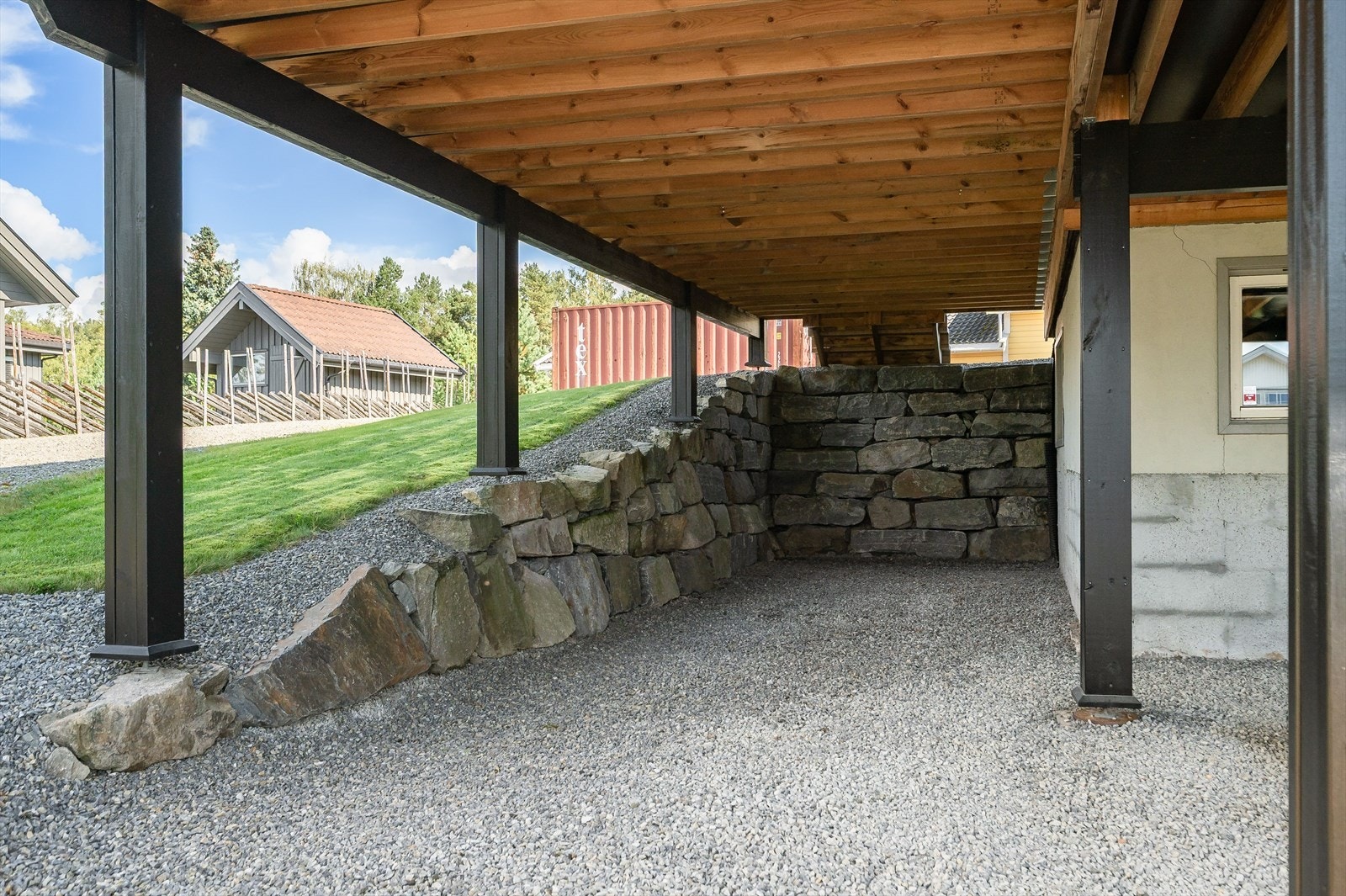 Her kan man parkerer en bil Galleribilde