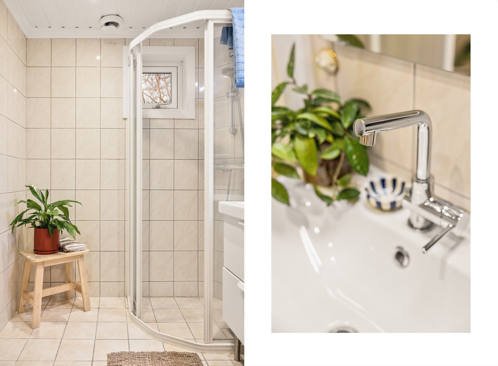 - Blandebatteriet i dusjen ble byttet i 2026 - Galleribilde