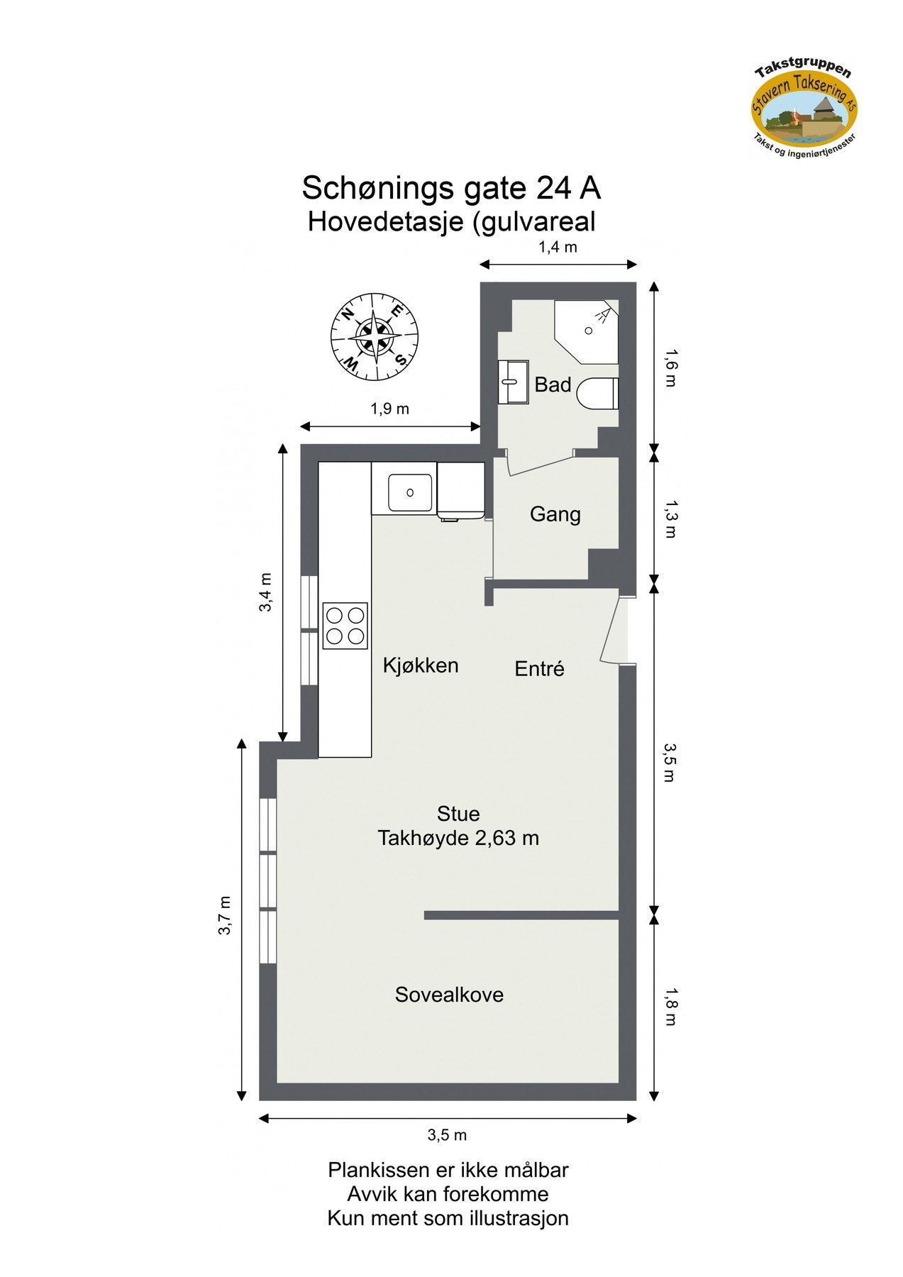 Plantegning Galleribilde