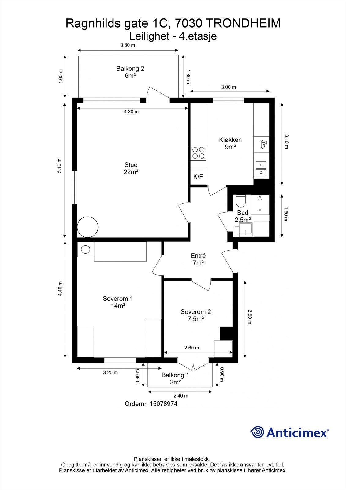 Planskisse. Galleribilde