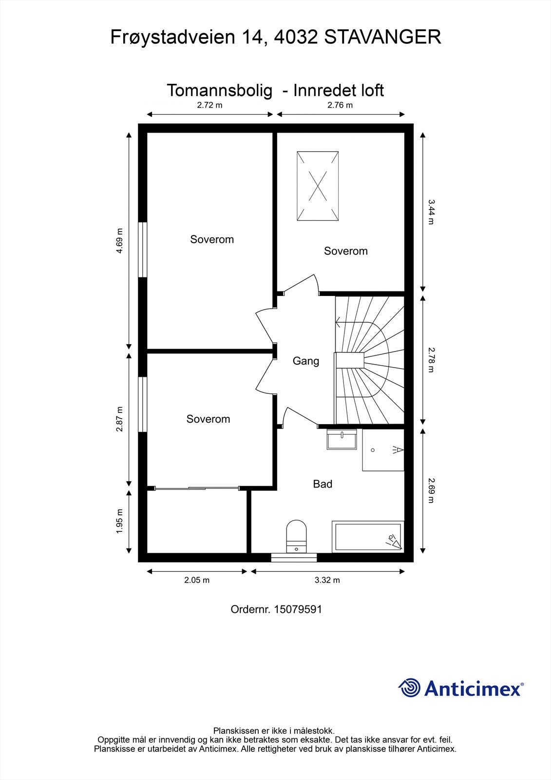 Plantegning-Kjeller Galleribilde