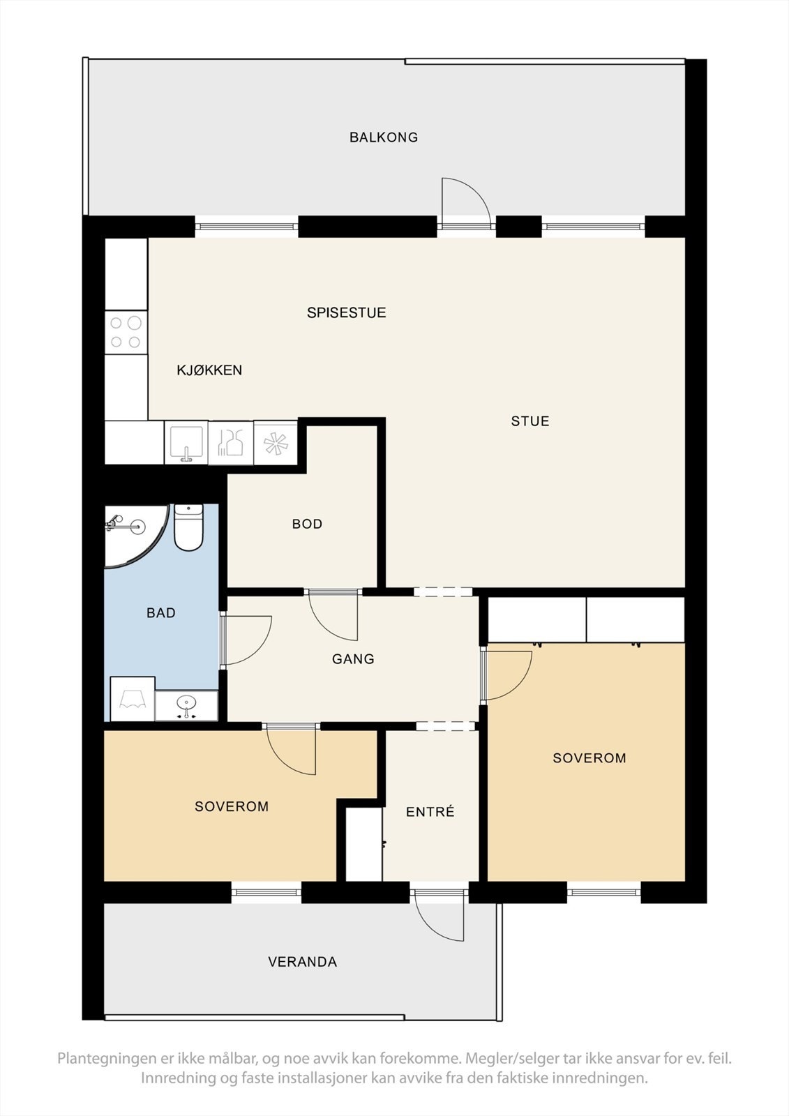 Plantegning Galleribilde