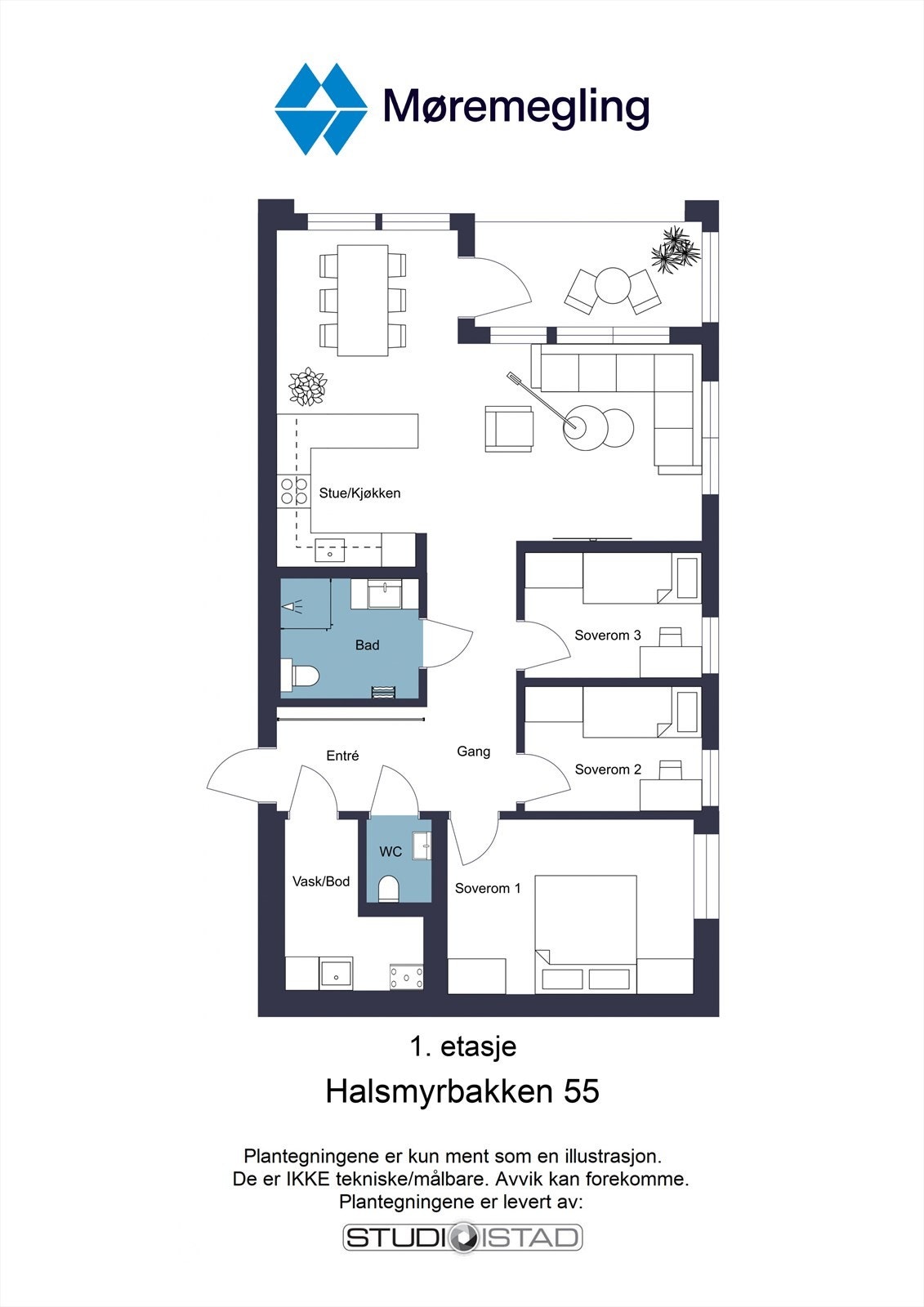 Plantegning Galleribilde