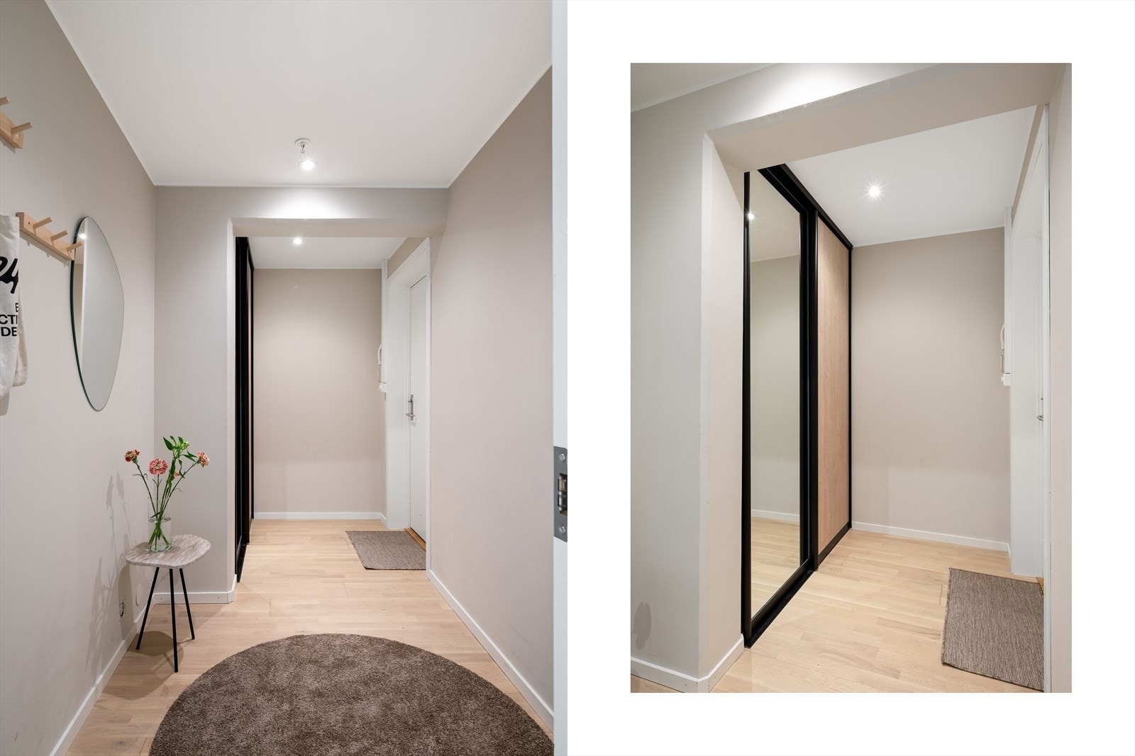 - Du bli ønsket velkommen hjem til en lys og trivelig entré som måler 5,7m² - Galleribilde