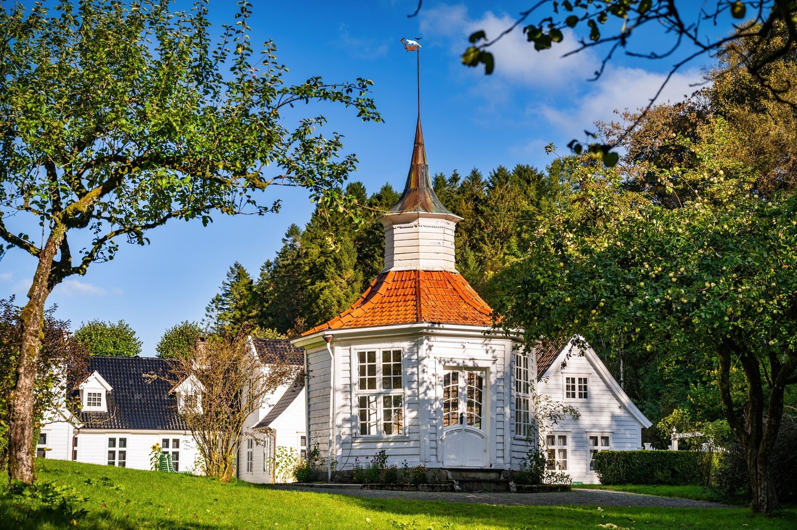 Området byr på flotte turmuligheter, med kort vei til Alvøskogen og Alvøen Hovedgård. Galleribilde