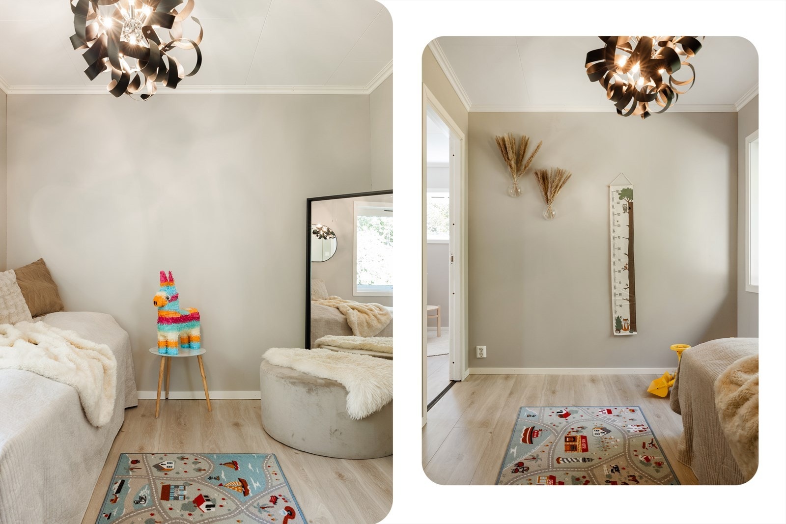 Her er det god plass til å innrede med seng og garderobeløsning Galleribilde