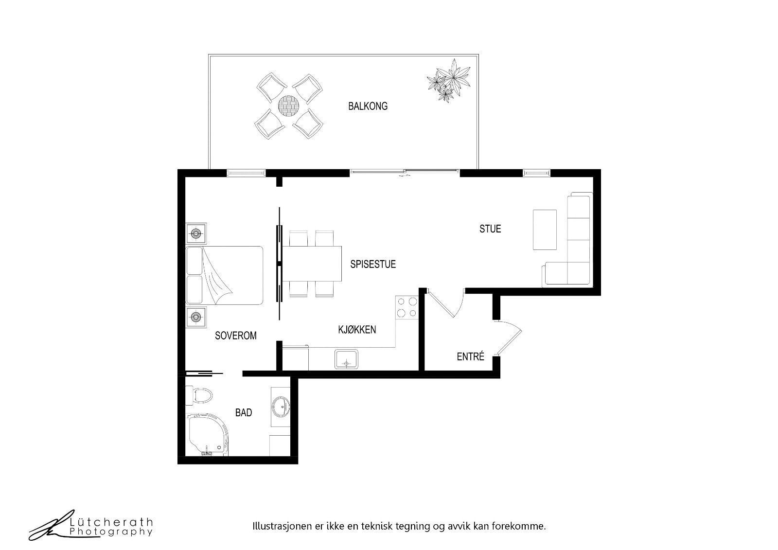 Plantegning. Galleribilde