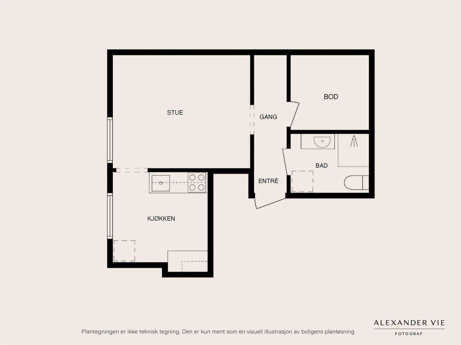Planløsning. Galleribilde