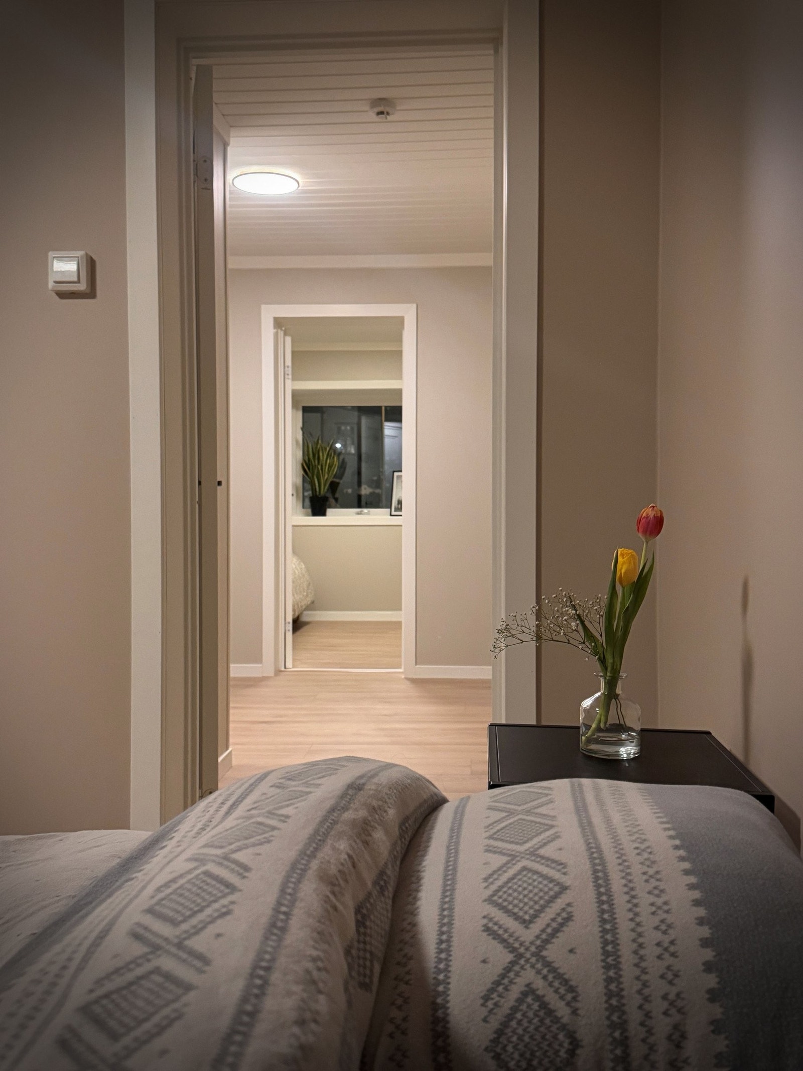 Fra hoved soverom mot gang Galleribilde