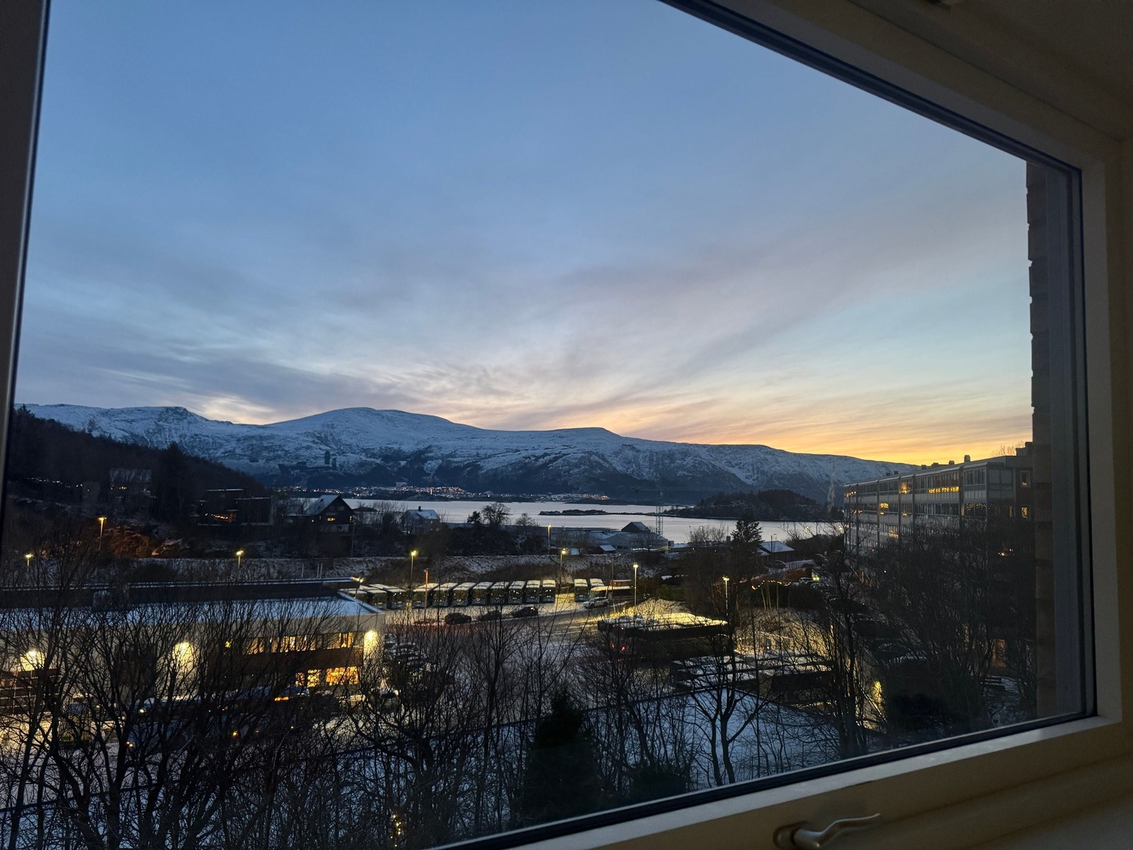 Flott utsikt fra soverommet Galleribilde