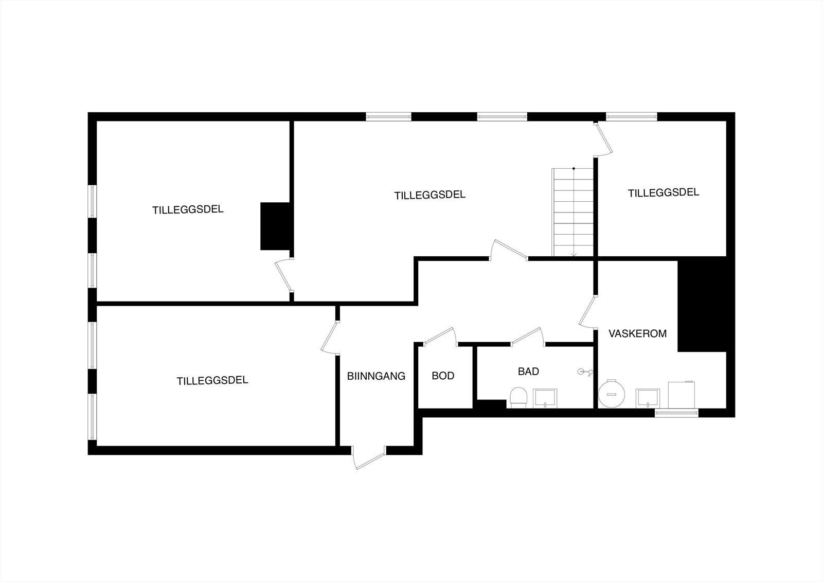 Plantegning kjeller Galleribilde