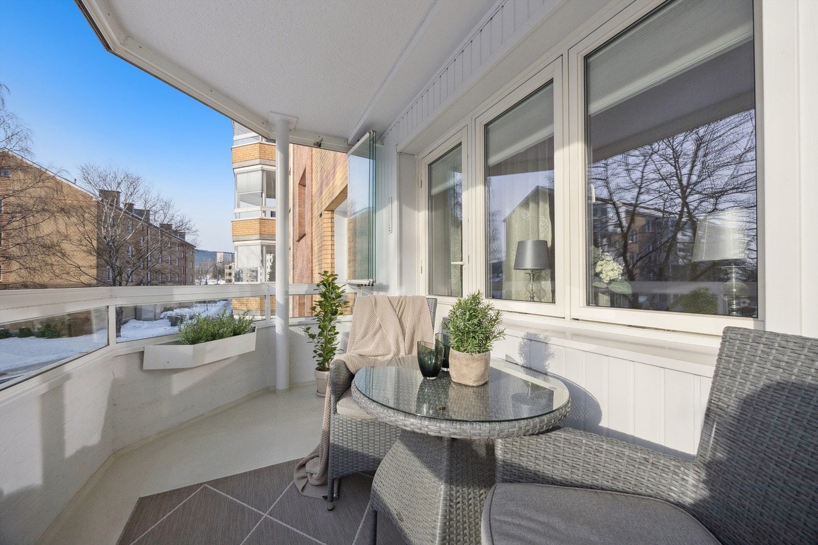 Her kan du nyte lange sommerkvelder i skjermede omgivelser. Galleribilde