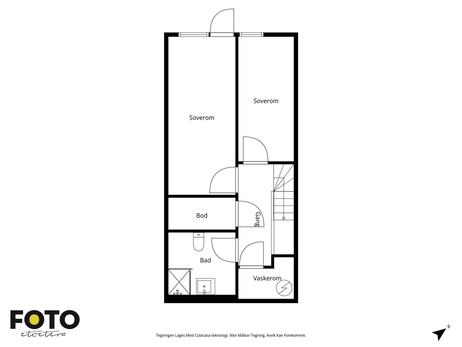 Plantegning underetasje. Galleribilde