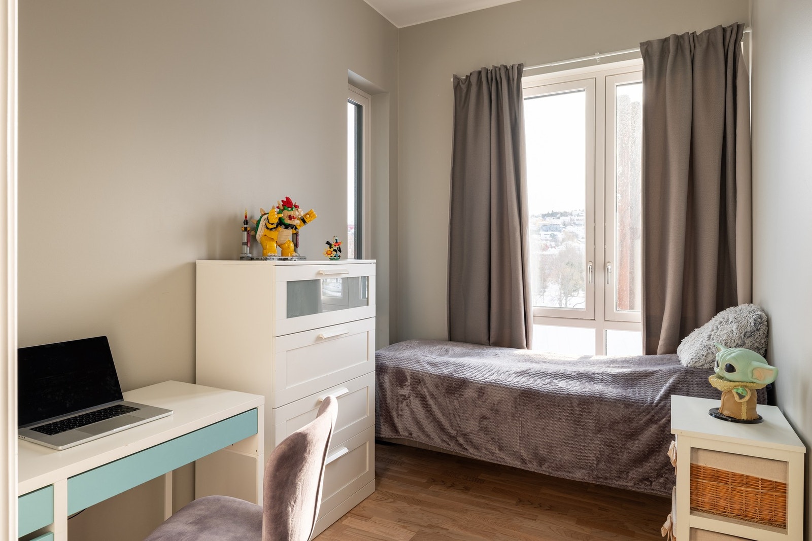 De to andre soverommene er på 7,2 og 7,5 kvm. Galleribilde