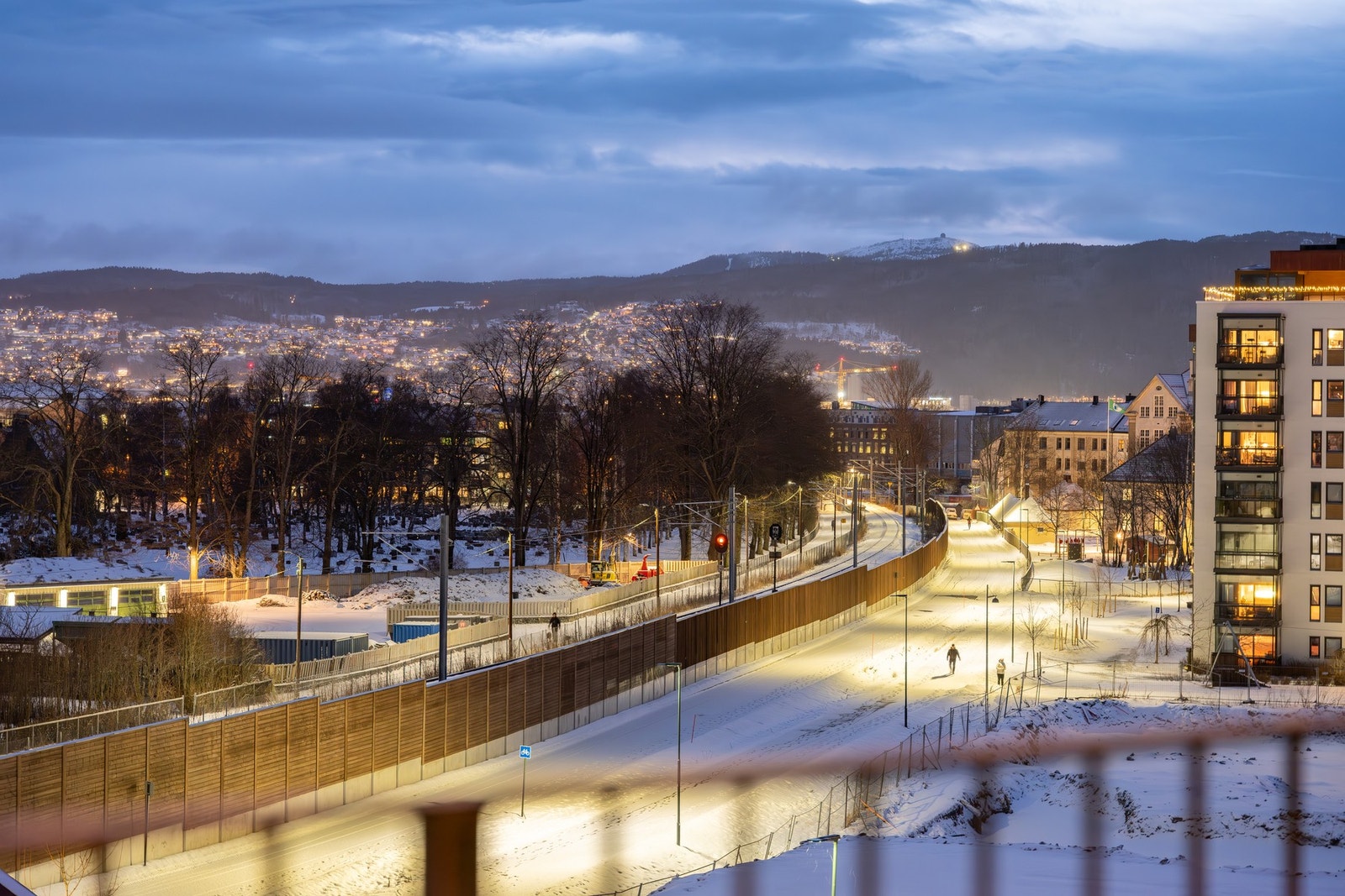 Balkongen er skjermet og helt uten innsyn Galleribilde