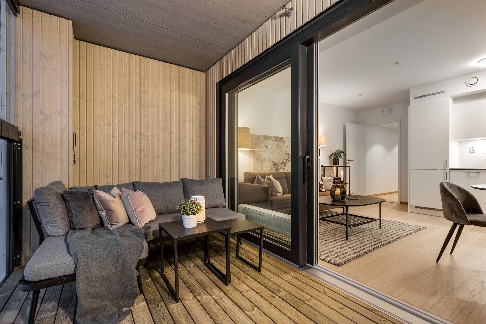 Fin avsatt plass til å sette inn utemøbler. Bilde fra M507 Galleribilde