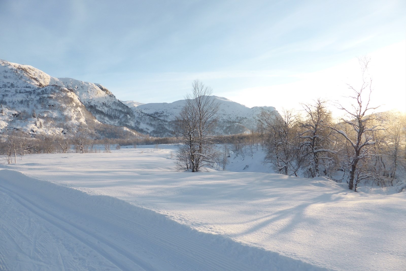 Fin vinterstemning ved Sirekrok-løypen. Galleribilde