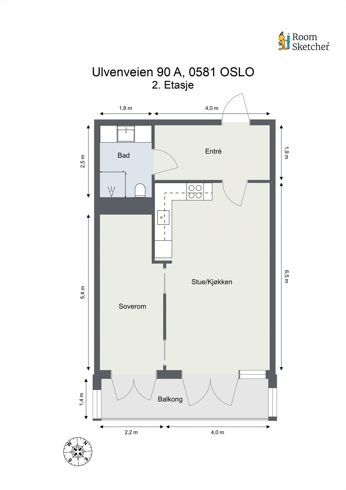 Plantegning Galleribilde