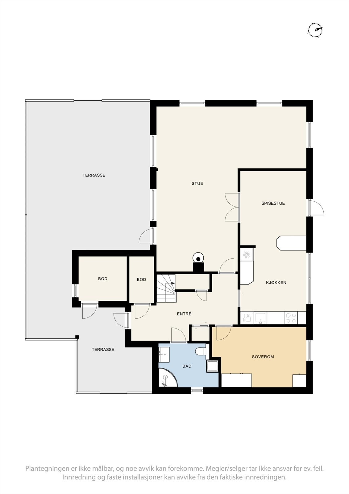 Plantegning 1.etasje Galleribilde