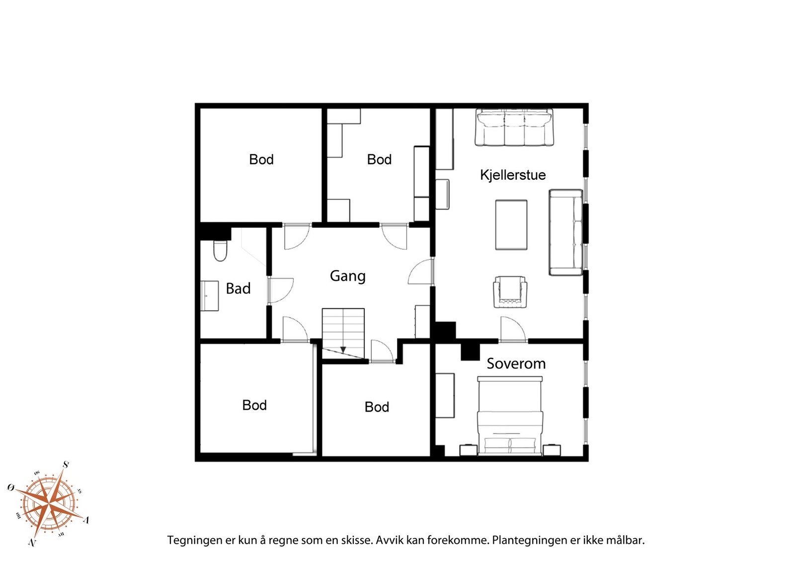 Plantegning Kjeller Galleribilde