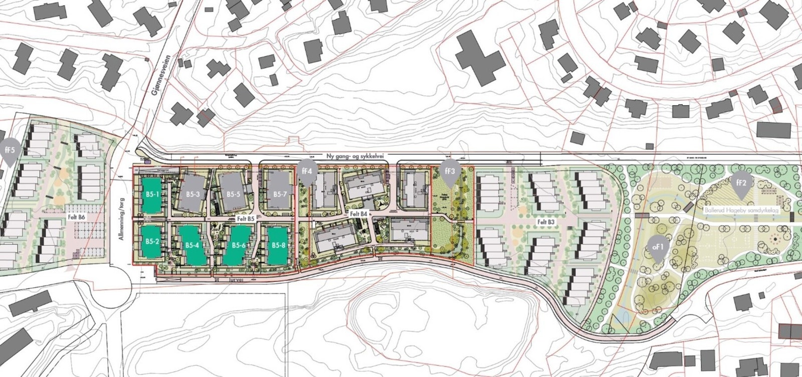 Områdeplan Galleribilde