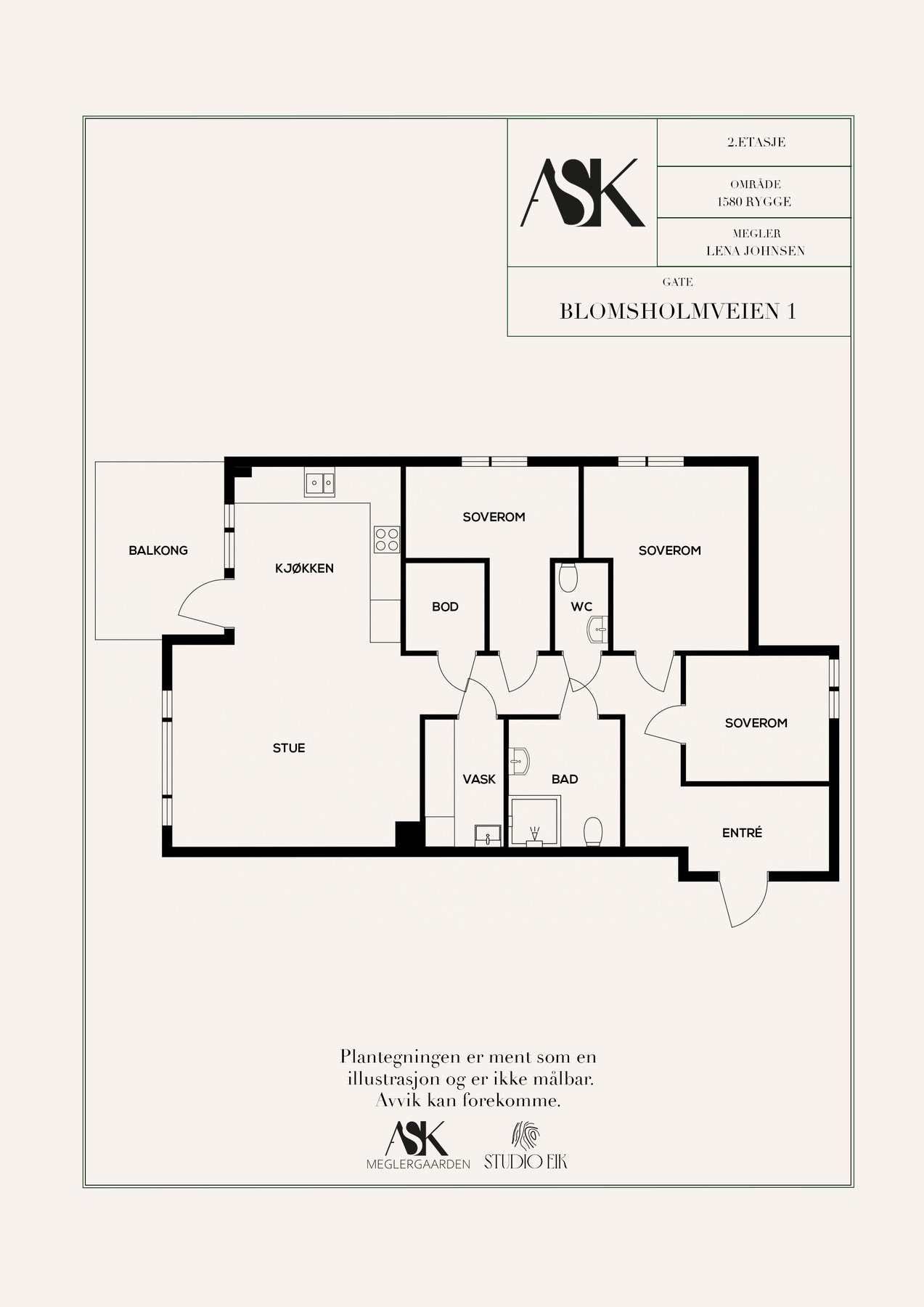 Plantegning Galleribilde
