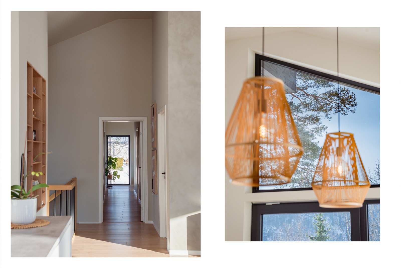 En tvers i mellom romslig og hyggelig bolig. Galleribilde