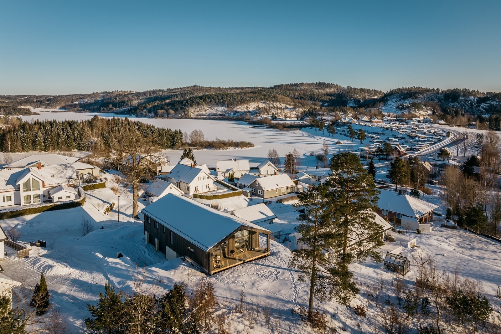Nærhet til skog og fine turområder. Galleribilde