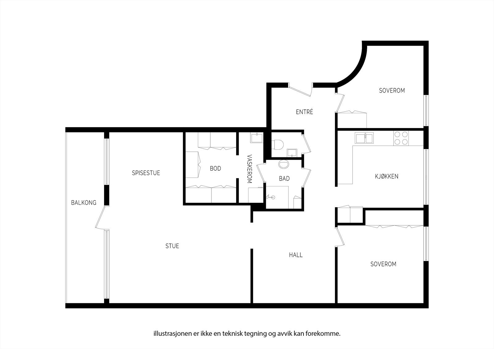 Plantegning Galleribilde