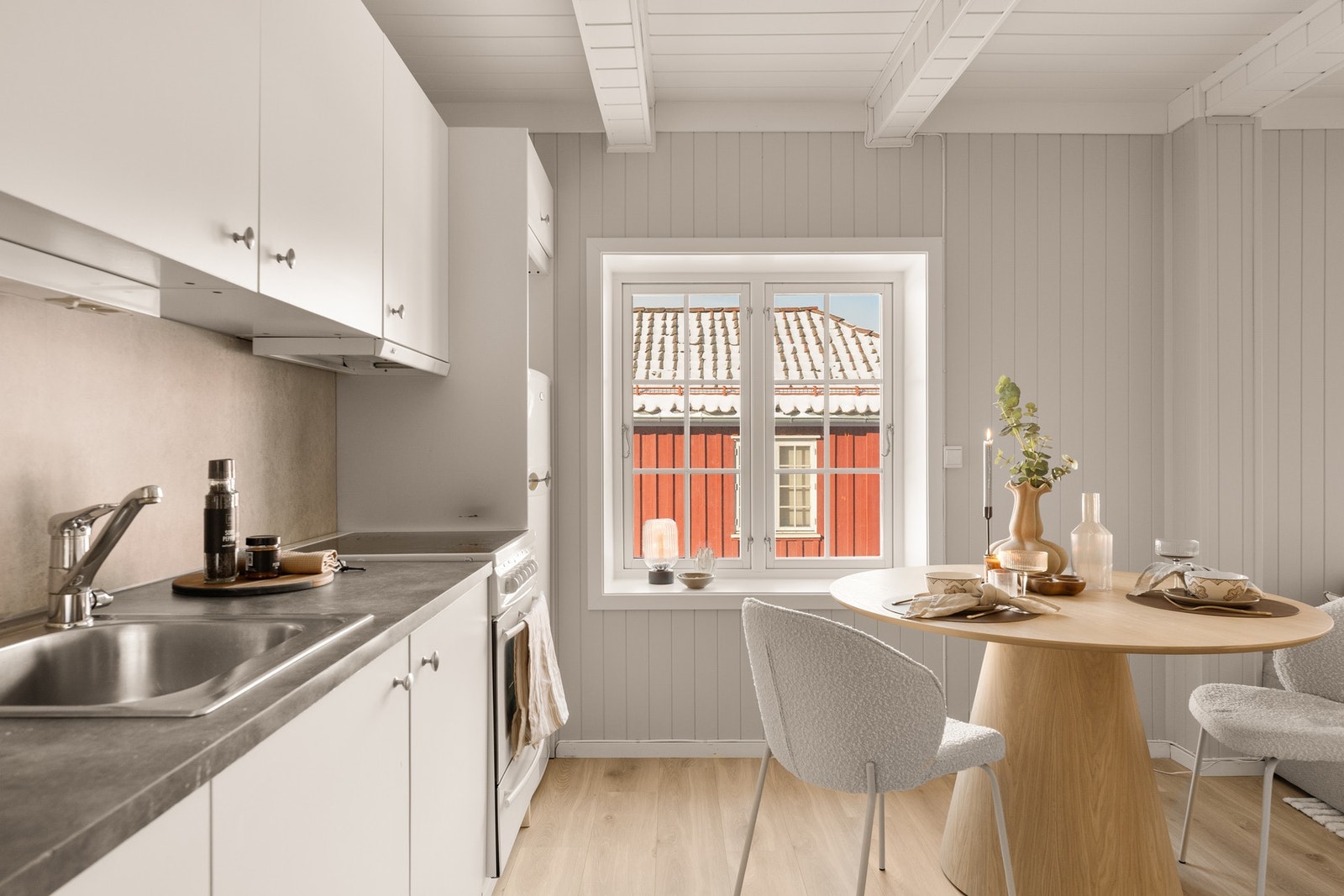 Hvitevarer er frittstående i innredningen Galleribilde