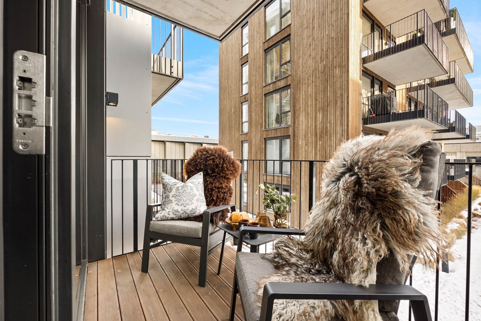 Herfra kan man nyte soloppgangen. Galleribilde