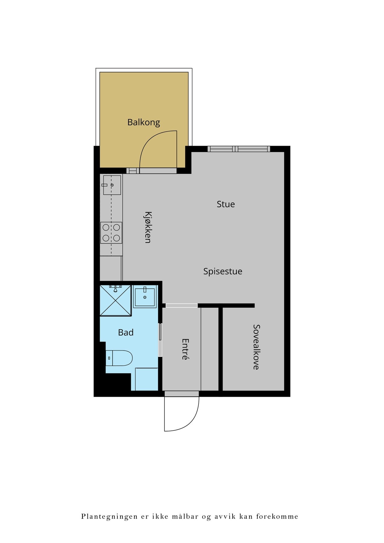 Veiledende plantegning. Galleribilde