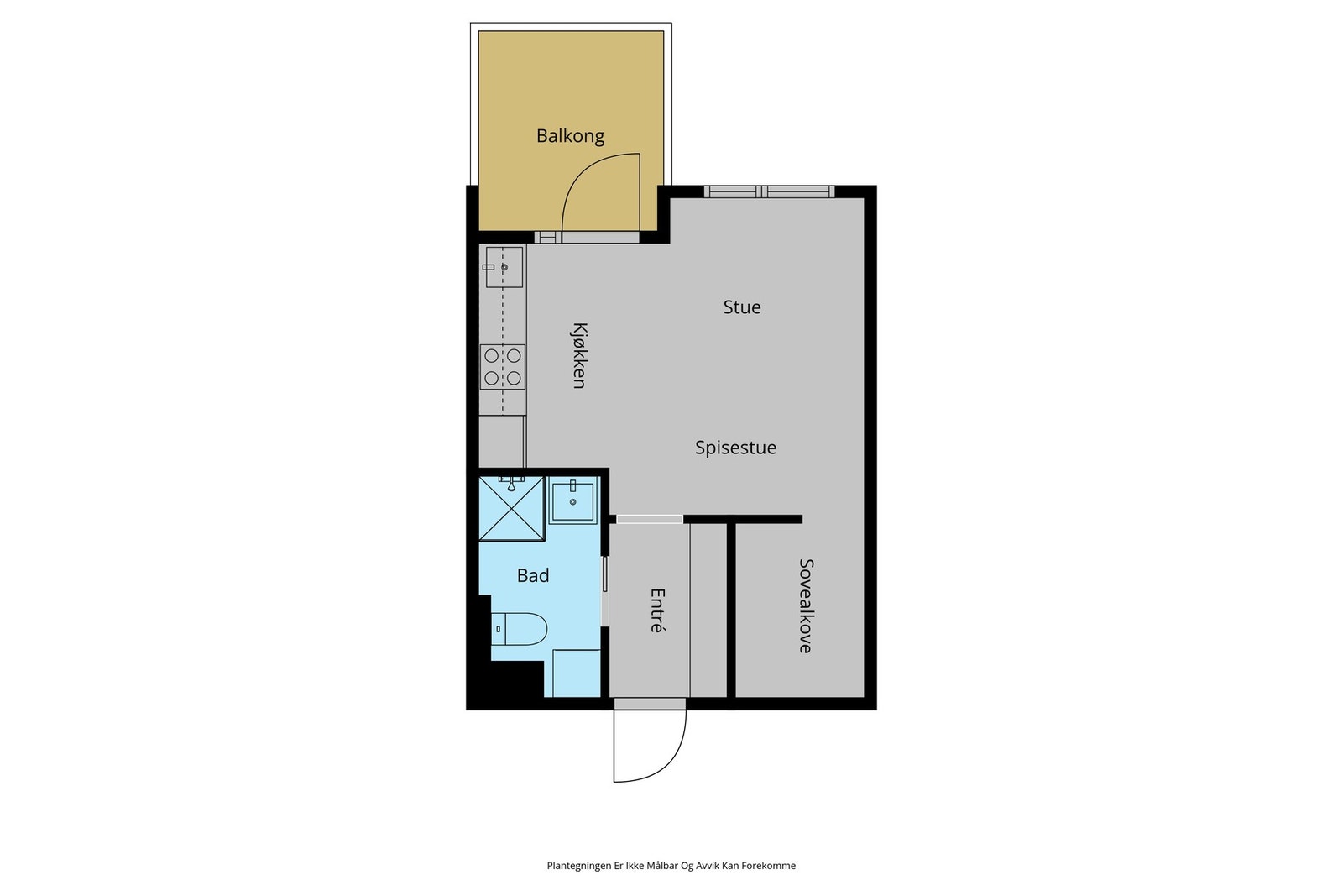 Veiledende plantegning. Galleribilde