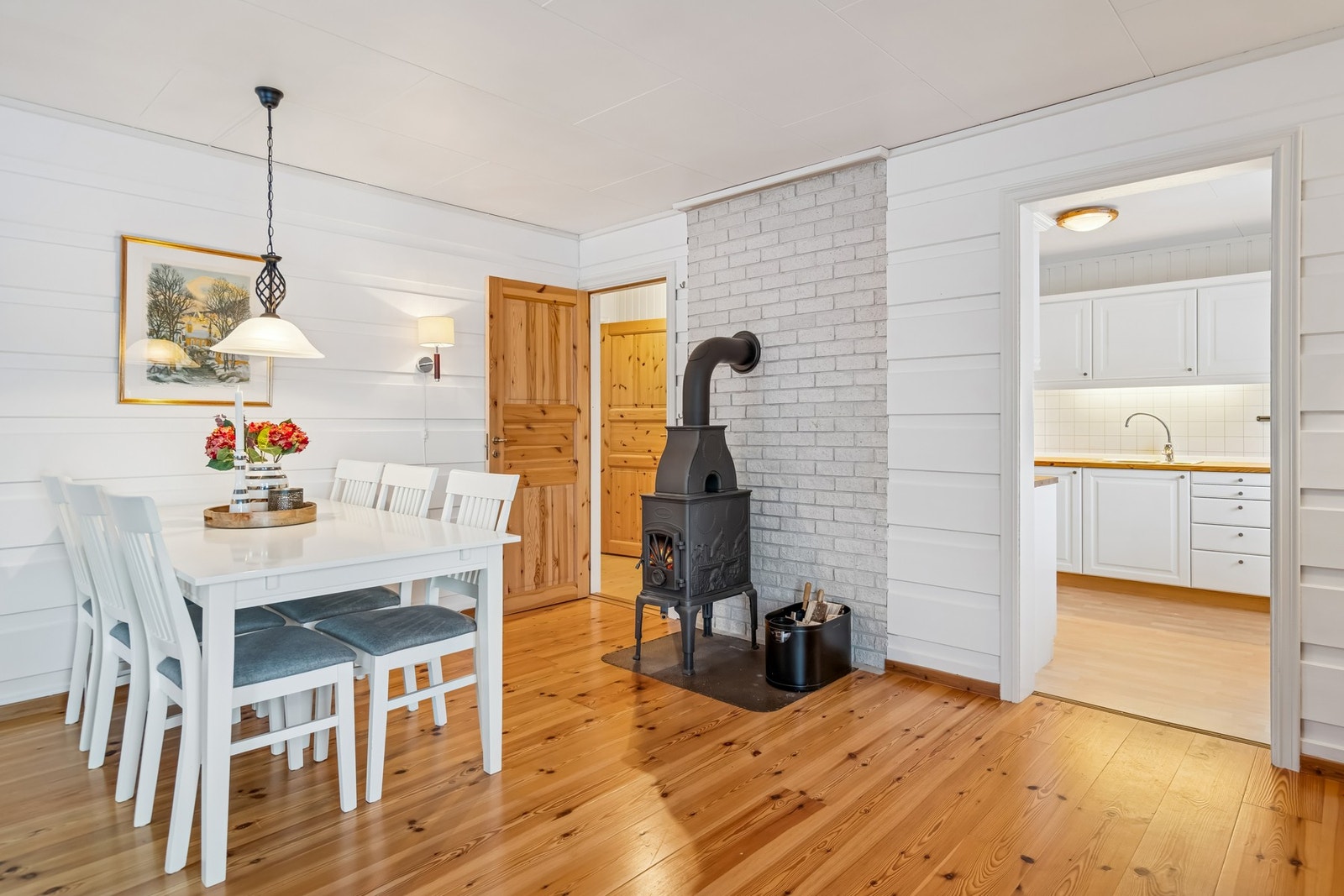 Vedfyring. Galleribilde