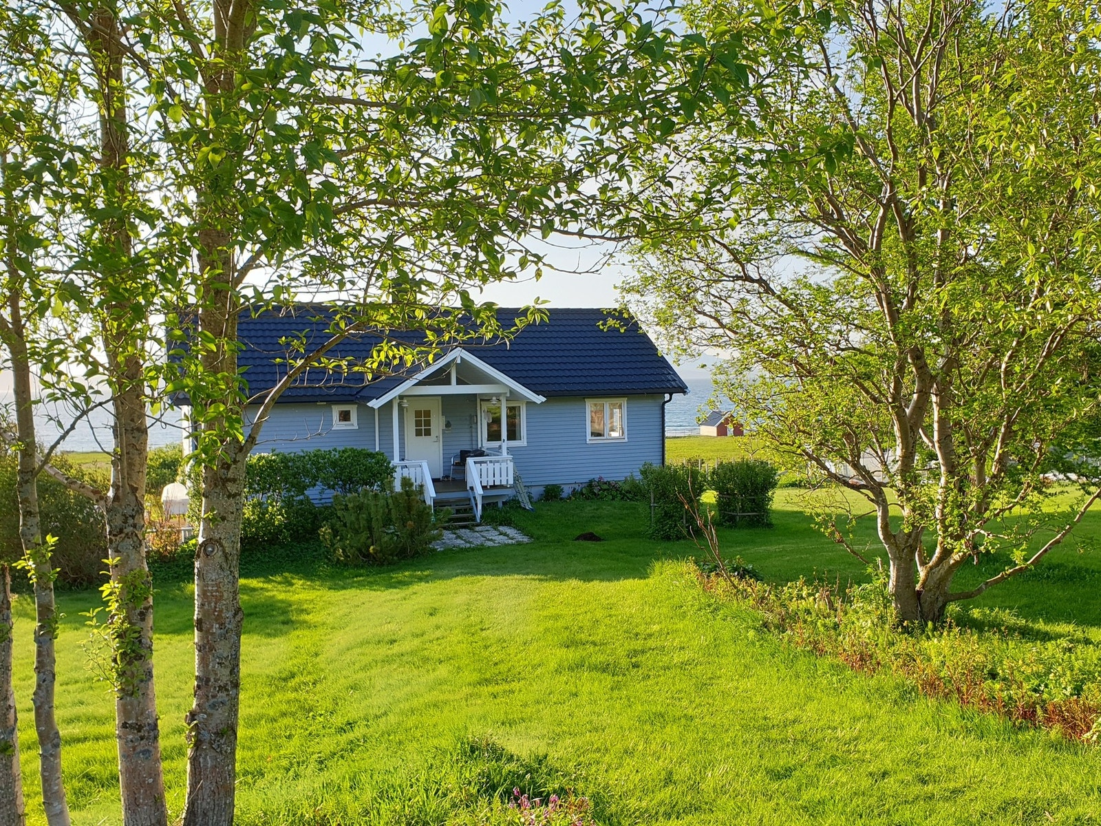 Privat bilde: Tomten er meget pent opparbeidet. Galleribilde