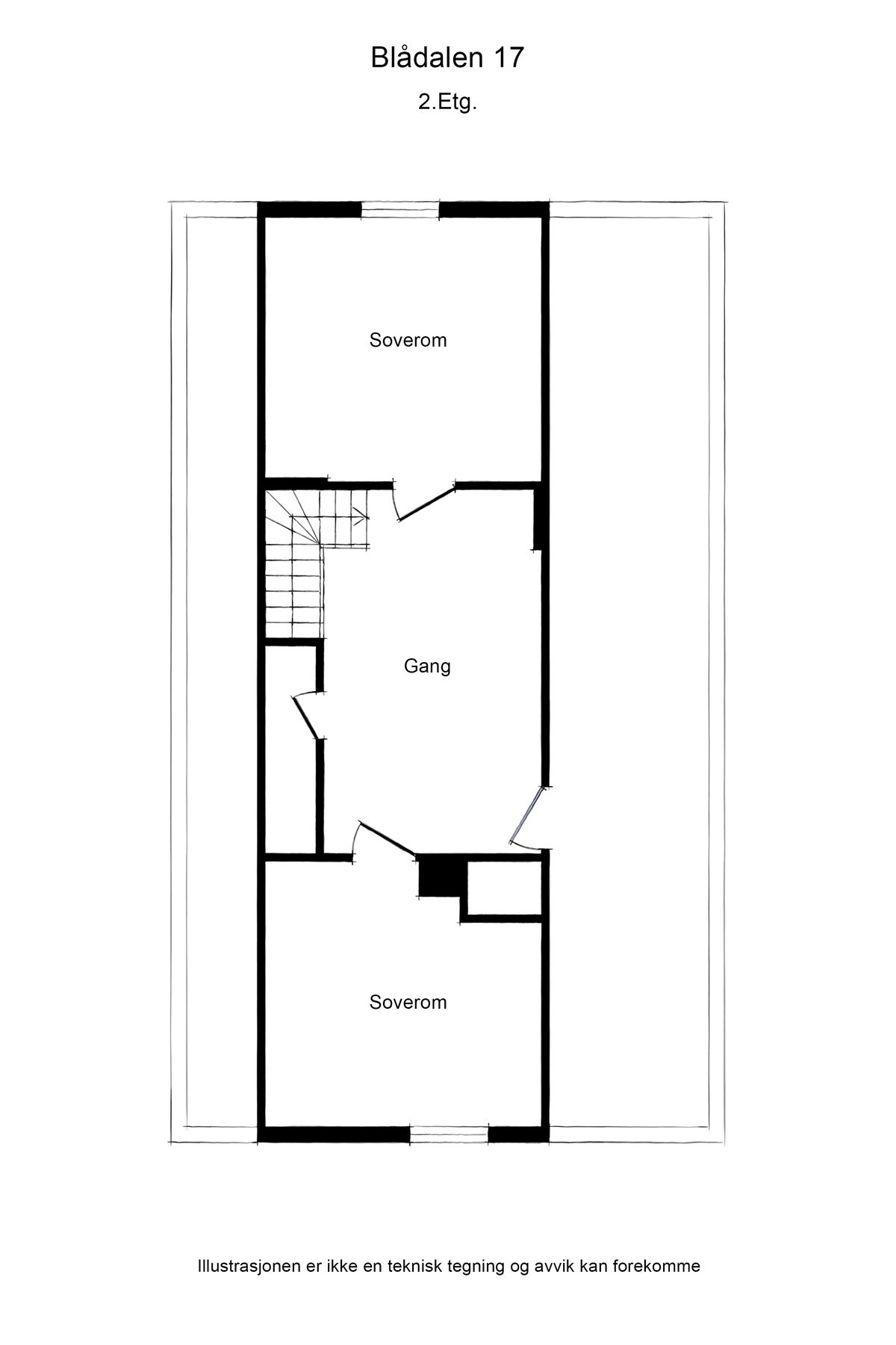 Plantegning 2. etasje. Galleribilde