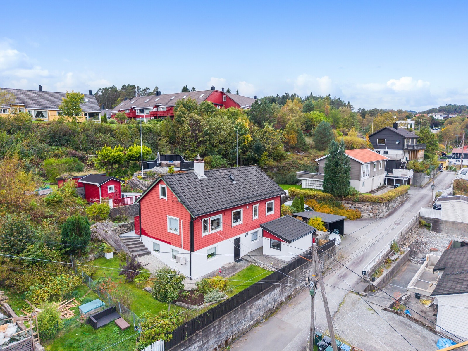 Her får en usjenert beliggenhet i en blindgate uten gjennomgangstrafikk. Galleribilde