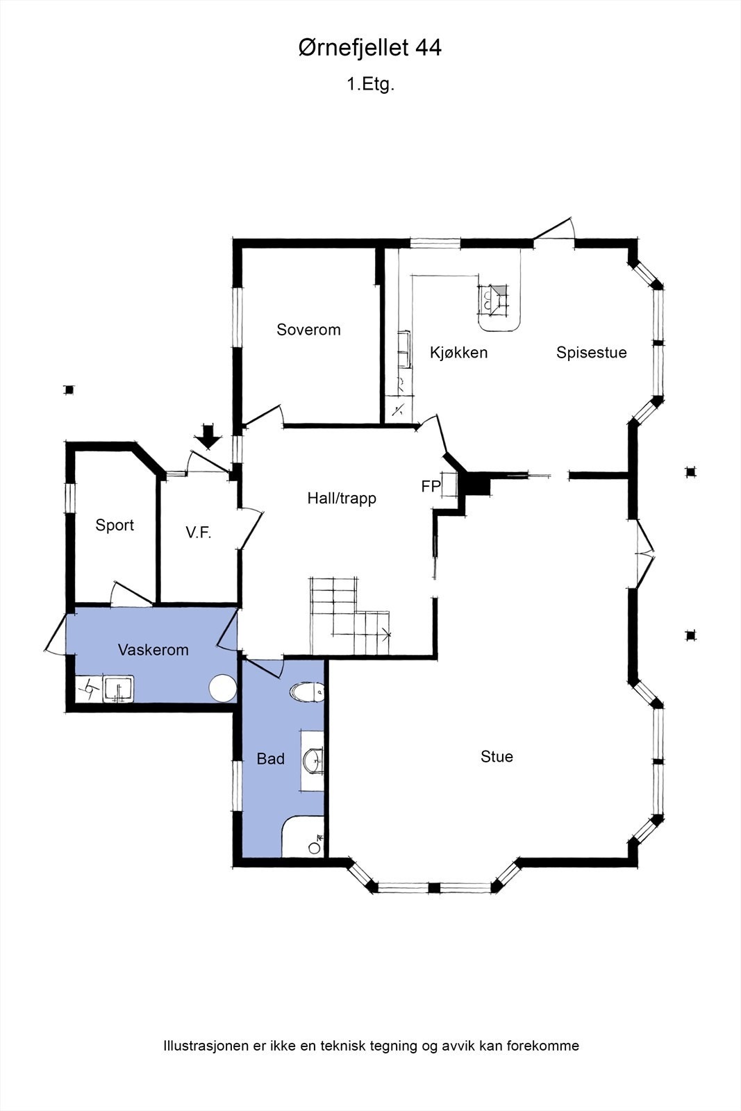 1 etasje Galleribilde