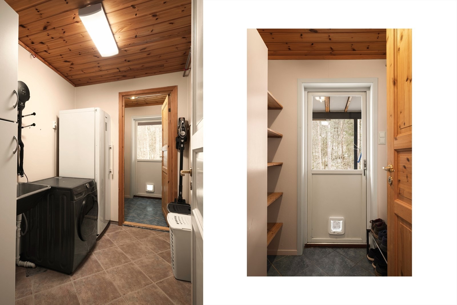 - Separat vaskerom med god plass til vaskemaskin, tørketrommel samt sorterings- og lagringsmuligheter. Merk egen inngang til vaskerom - Galleribilde