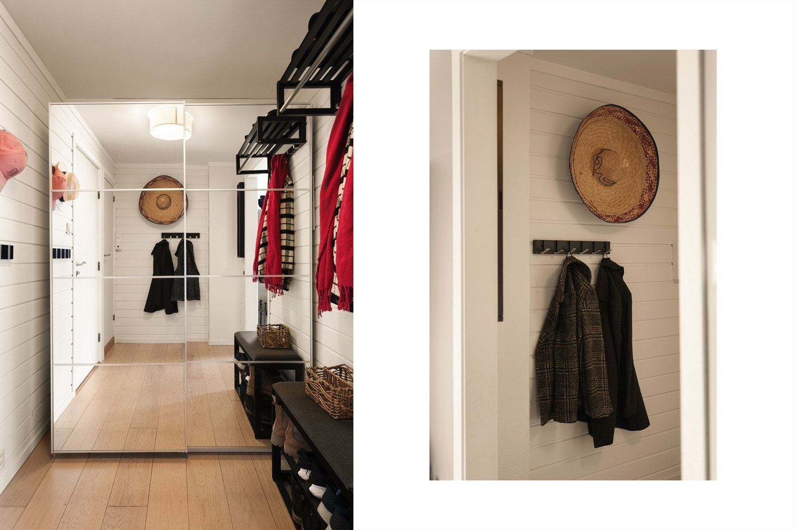 - Du blir ønsket velkommen hjem til en åpen og romslig entré. Merk skyvedørsgarderobe som medfølger kostnadsfritt! - Galleribilde