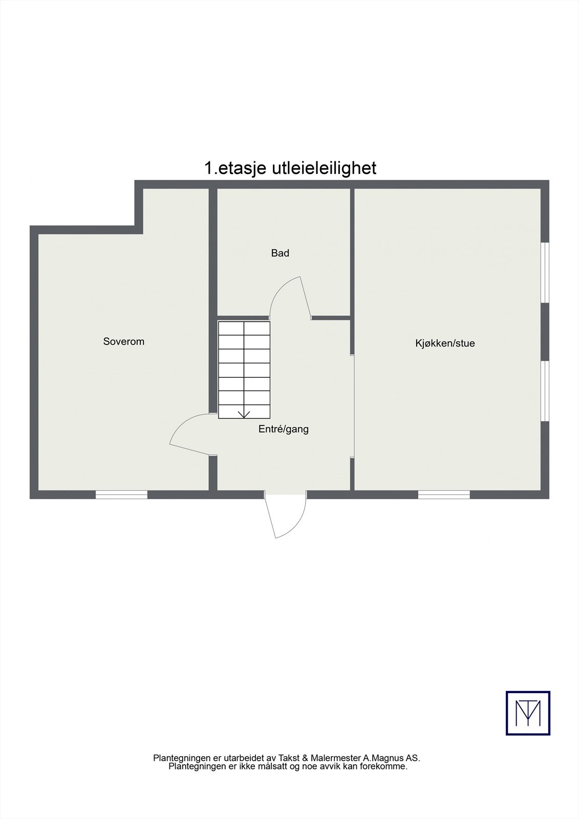 Plantegning leilighet. Galleribilde