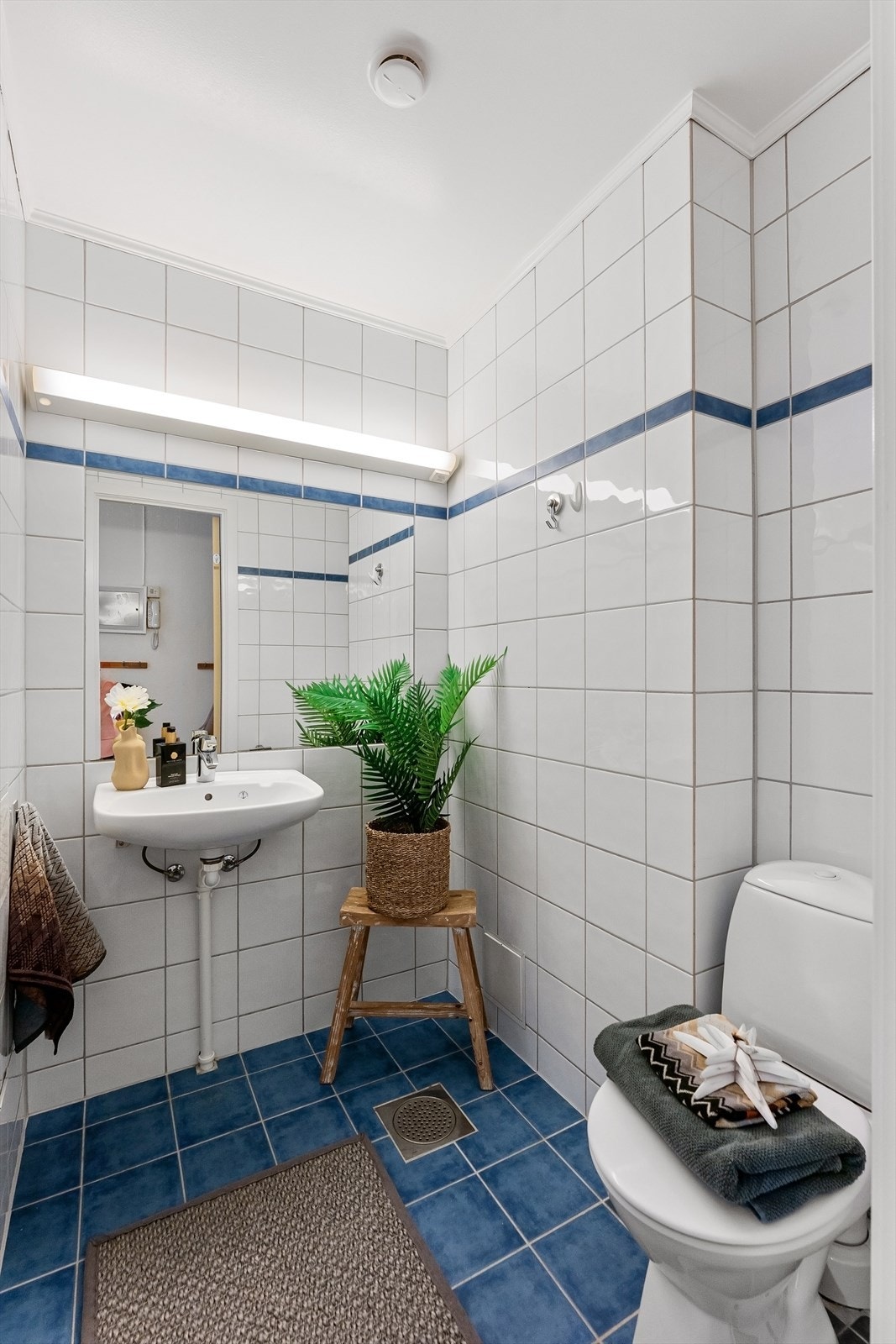 Flislagt toalett Galleribilde