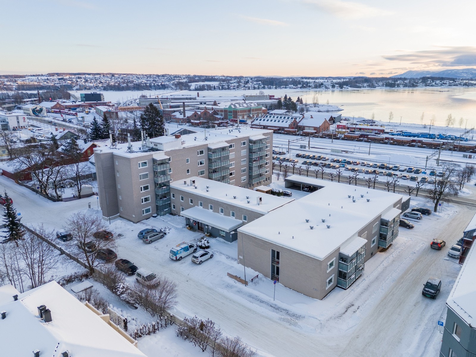 Dronefoto Galleribilde