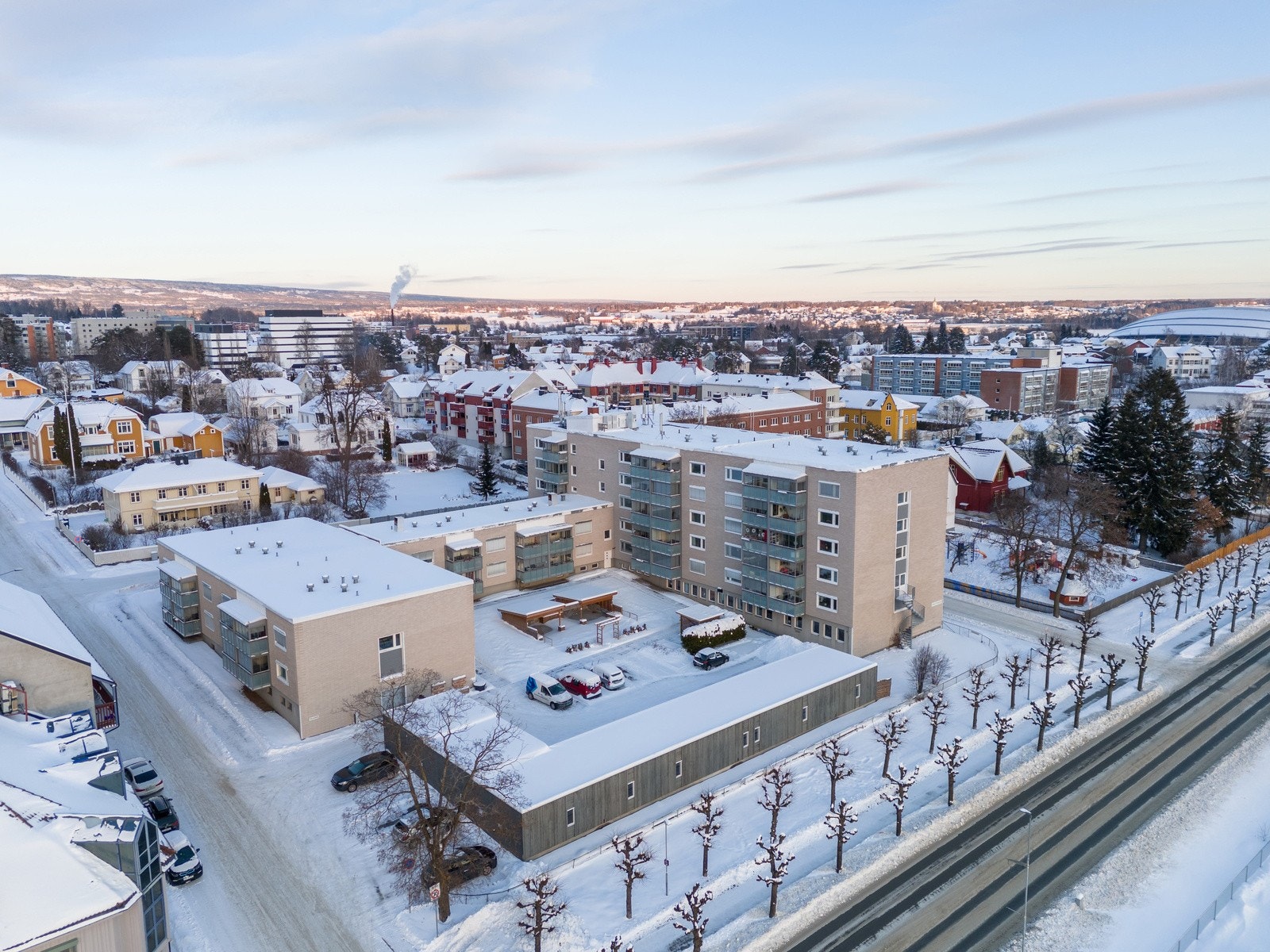 Dronefoto Galleribilde