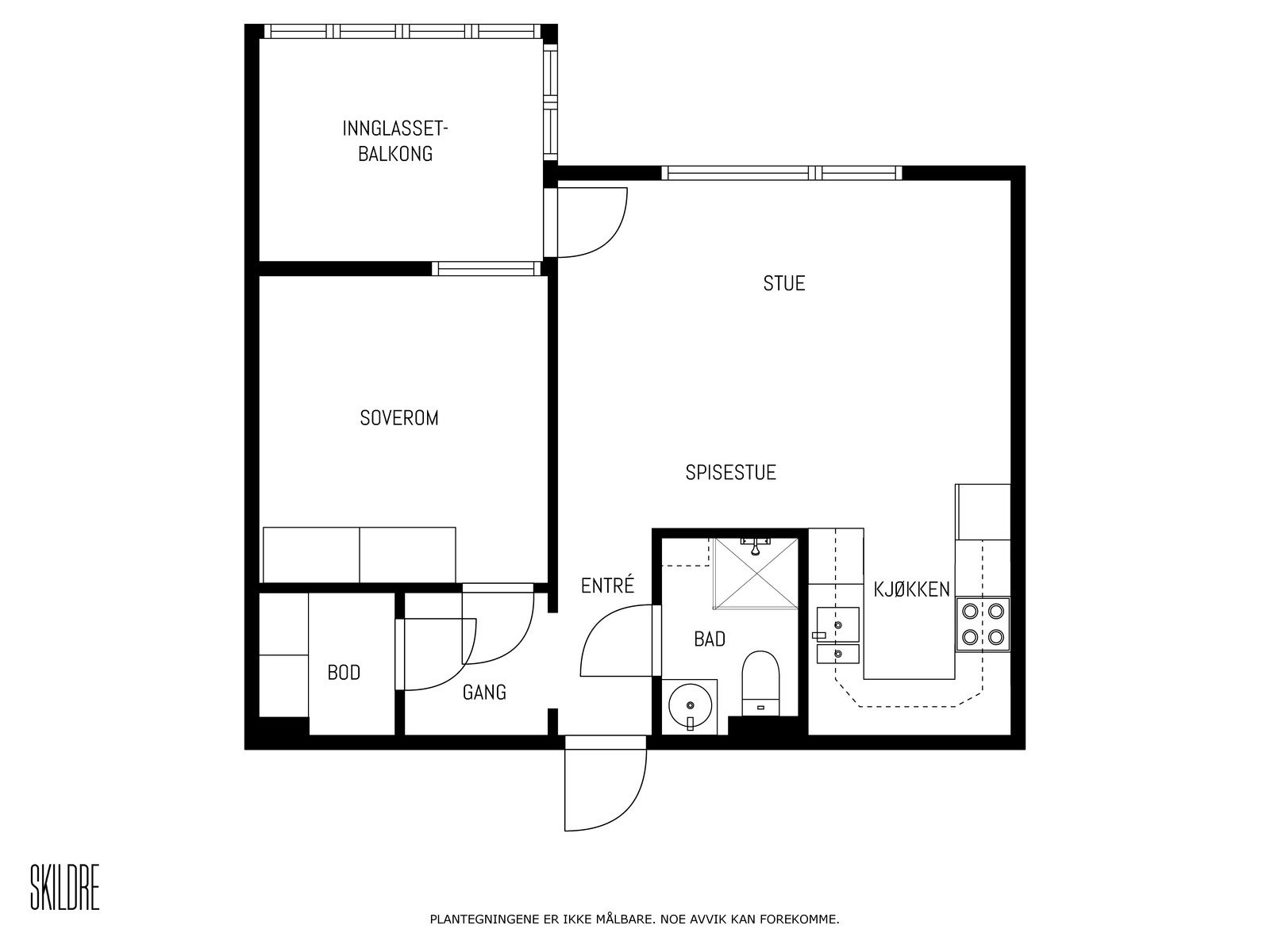 Plantegning Galleribilde