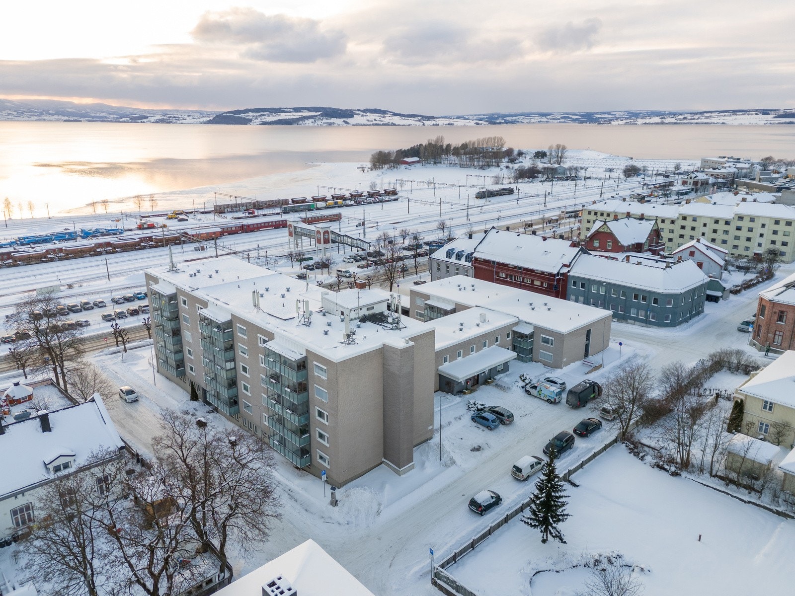 Dronefoto Galleribilde