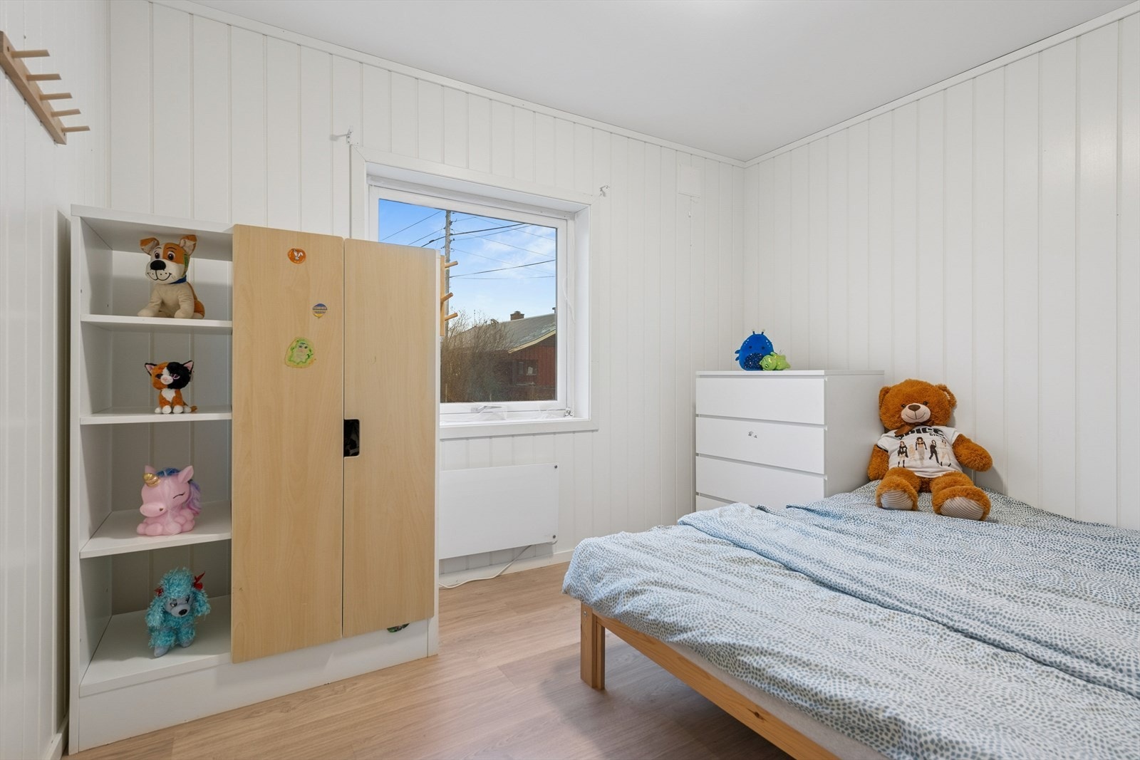 Soverom 3. Rommene er enkle å møblere og tilpasse etter familiens behov. Galleribilde