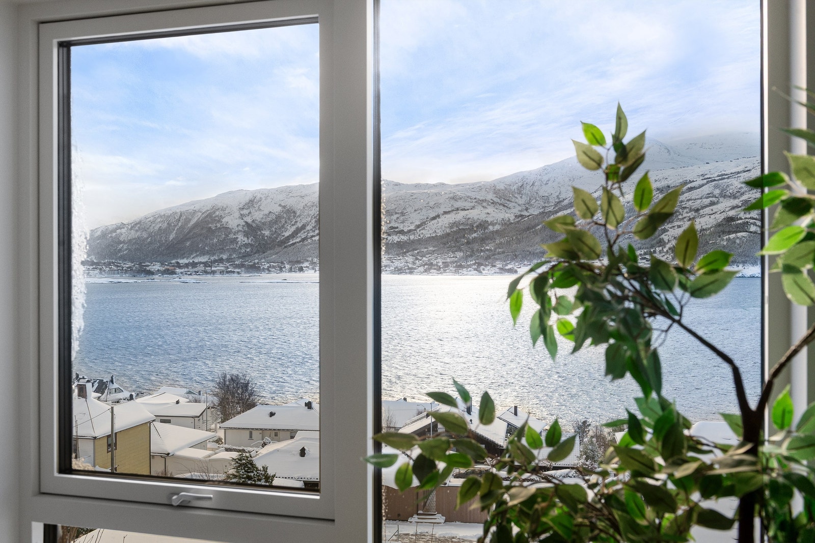 Utsikt fra stuevindu Galleribilde